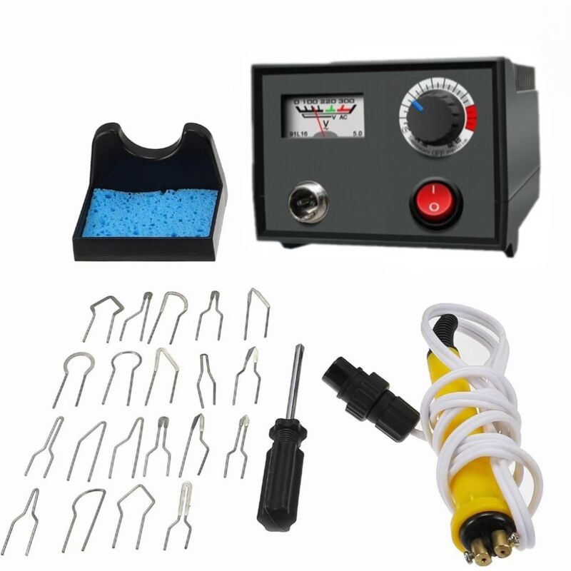 Lauwexe - 1 jeu d'outils de pyrogravure électrique, fer à souder, stylo pyrogravure en bois, brûleur en bois, soudure électrique