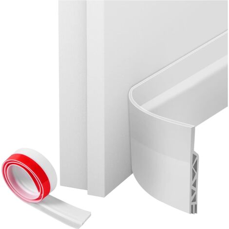 1 Joint De Porte, 100 Cm, TPE Souple, Blanc, Pour Entrée Et Garage
