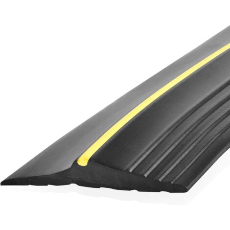 1 Joint Seuil Porte De Garage 3M, Étanchéité Caoutchouc PVB, Bande Antidérapante Jaune, Pour Hangar Entrepôt