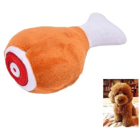 1 jouet à mâcher en forme de baguette pour animal de compagnie, chien ou chat, en peluche couineur