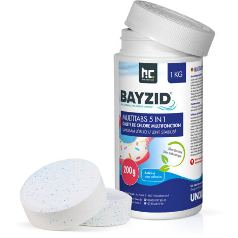 1 kg BAYZID® Multitabs 200g 5in1 für Pools