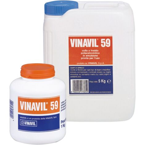 1 KG Colla Vinavil 59 adesivo acetovinilico in barattolo