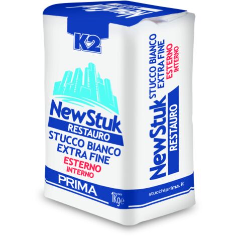 1 kg de mastic Newstuk K2 en poudre blanche extra fine pour restauration