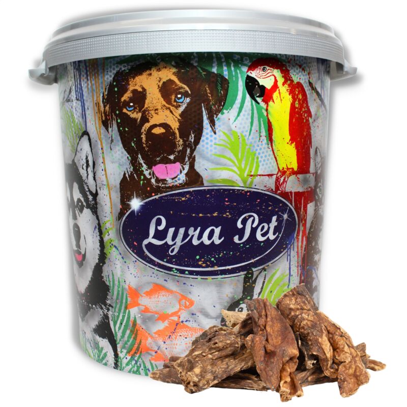 Lyra Pet - 5 kg de poumon de bœuf ® en bac de 30 l