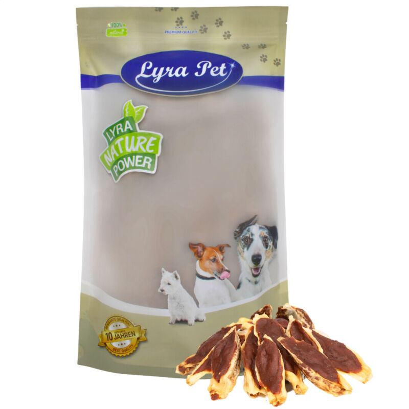 1 kg d'oreilles de lapin Lyra Pet® fourrées au canard