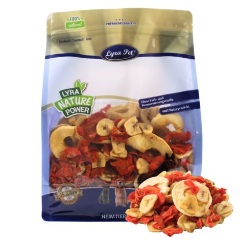 1 kg Lyra Pet® Obst-Gemüse-Mix getrocknet