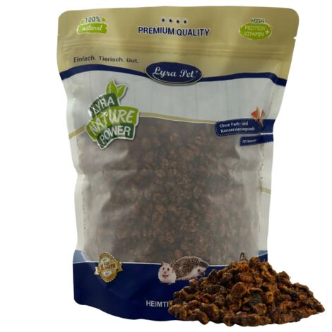 1 kg Lyra Pet® Seidenraupen getrocknet