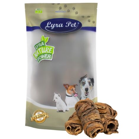 1 kg Lyra Pet® Wrap aus Rinderlunge und Strossen