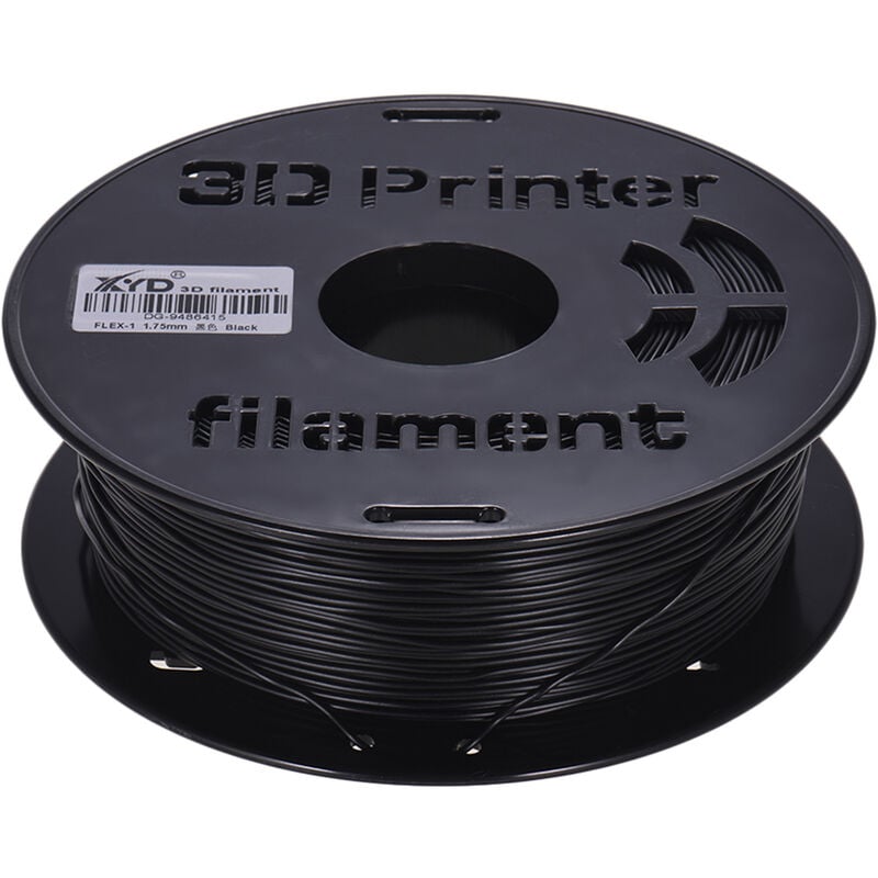 1 kg / Spool liefert 1,75 Millimeter Flexible TPU -Filament des Drucks von schwarzem Druck, transparent für den 3D -Drucker -Design -Penne – Schwarz | 00805384717076
