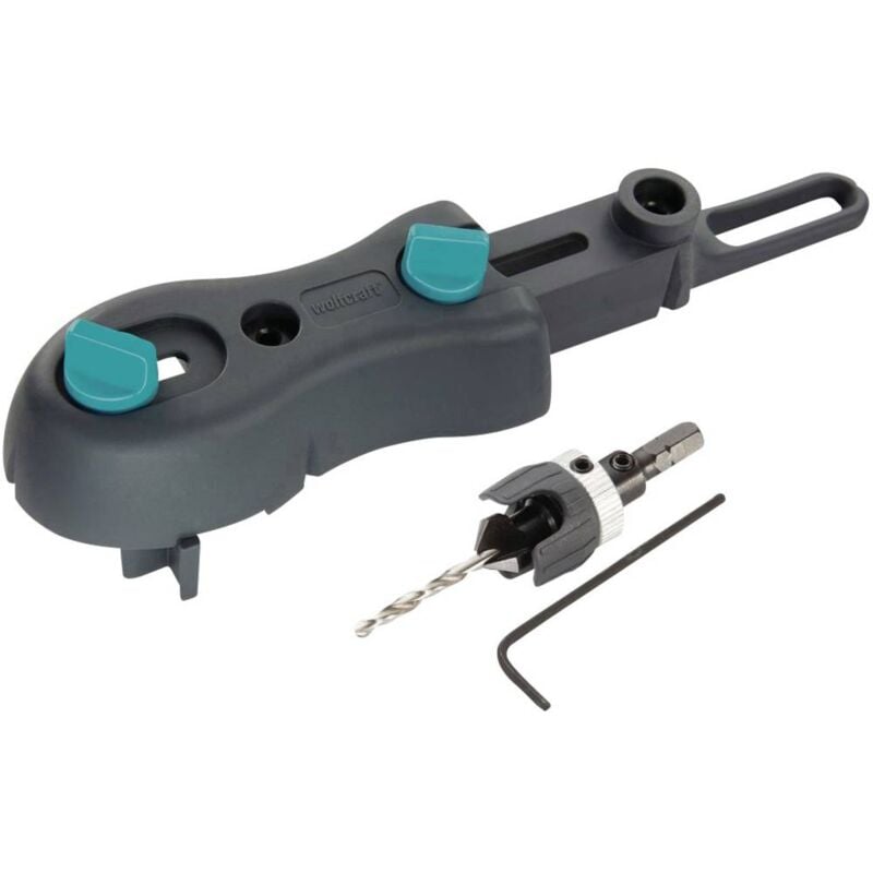 Wolfcraft - Kit de perçage pour terrasse bois, 3 pièces-6960000