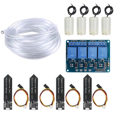 1. Kit d'irrigation goutte-à-goutte automatique pour jardin potager, terrasse et pelouse - Système DIY arrosage auto.