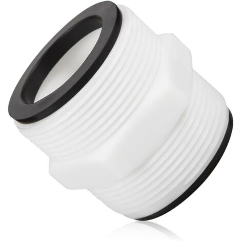 1 Kit Raccordement 38 Mm, Connecteur Tuyau Robuste, Adaptateur Piscine Intex Coleman, Pour Pompe Filtrante