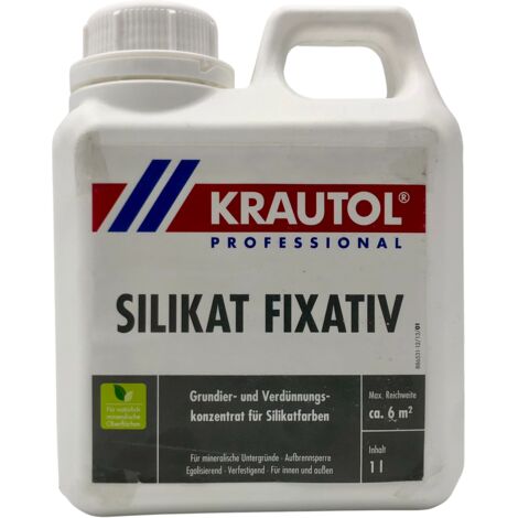 1 l Krautol Silikat Fixaktiv Grundier- Verdünnungskonzentrat für Silikatfarbe