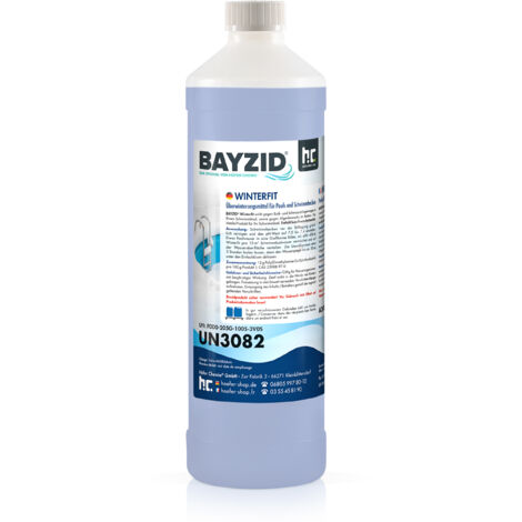 1 l Produit d'hivernage piscine à effet détartrant, algicide et anti-moisissures