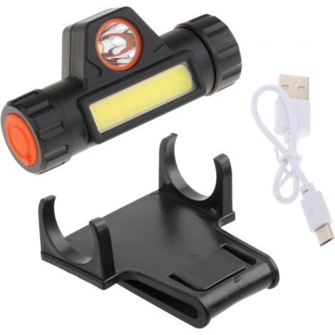 1 - Lampe Frontale - Casque De Soudage - Double Source Lumineuse - Rechargeable USB Et Solaire - Pour Soudure Argon - Noir - 8x3x4,3cm