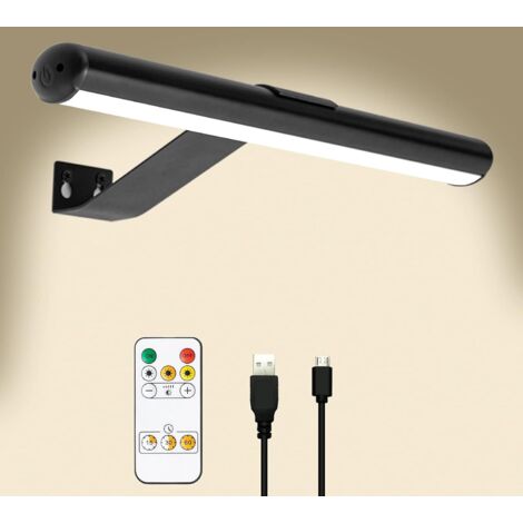 1 Lampe sans fil, métal, 300 lumens, télécommande, variateur, exposition art