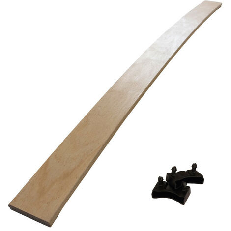 1 latte + embouts - 780x48x8 mm - pour sommier / bz / clic clac