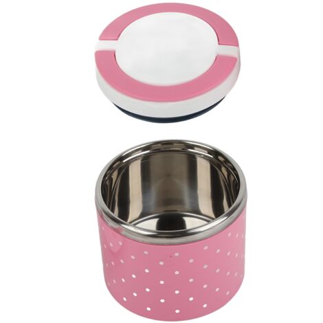 1 Layer Stainless Steel Insulation Thermo Thermal Lunch Box Food Container Hot