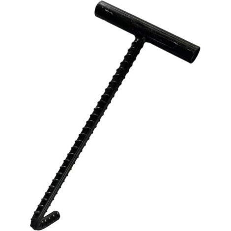 1 Lève-couvercle, Crochet 10 Mm, Poignée Antidérapante, Pour Égout, Chantier