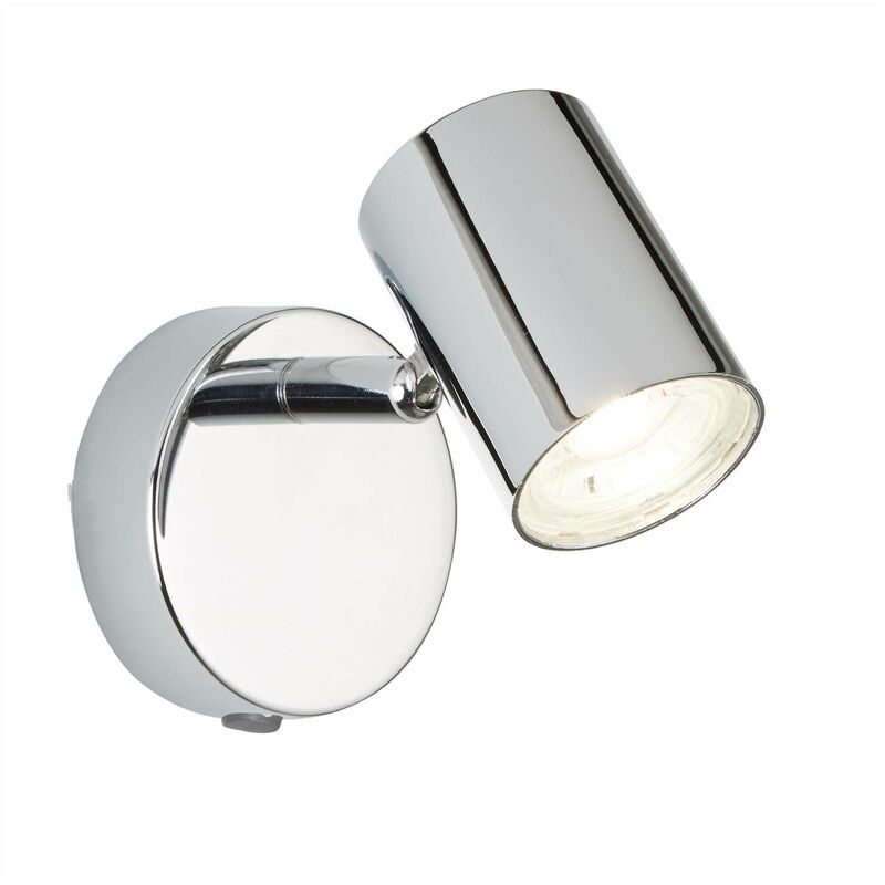 Rollo - Integrated led 1 Light Indoor Wall Light Chrome - Searchlight