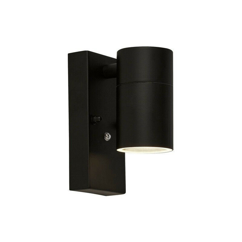 Searchlight 1Lt Light Outdoor Light With Dusk Till Dawn Sensor, Black