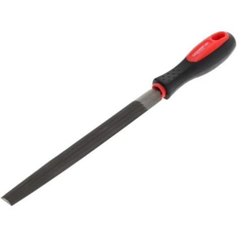1 Lime Semi-Circulaire, Acier Spécial, Coupe 2, Poignée Ergonomique, Pour Bois Et Métal