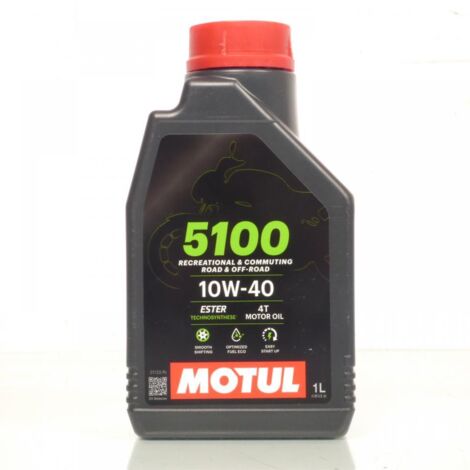 1-Liter-Kanister Motul 10w40 5100 halb-synthetisches Öl für