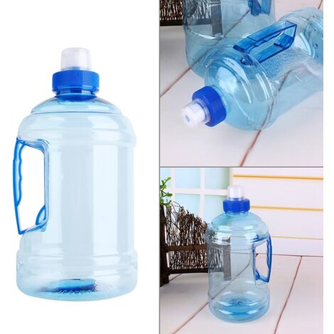 1-Liter-Sportwasserflasche (BPA-frei) mit sicherem Verschluss, ideal für Picknicks, blau