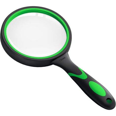1 Loupe 10x Lentille Verre Antidérapante Observation Livres Sciences Enfants Seniors