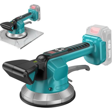 1 Machine à carreler sans fil, 6 vitesses, ventouse 14,5 cm, pour carreaux 0,3-2,4 m