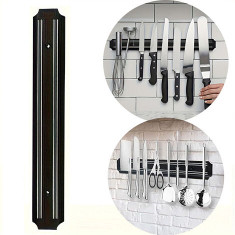 1 magnetic knife holder, 38 cm, for storing your knives, for kitchen utensils