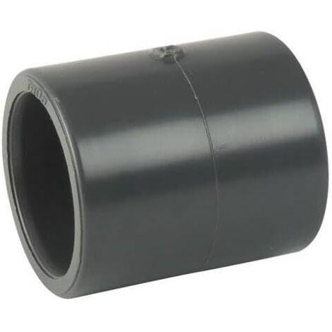1 manchon femelle/femelle pvc à coller 90mm raccordement tuyau canalisation assainissement