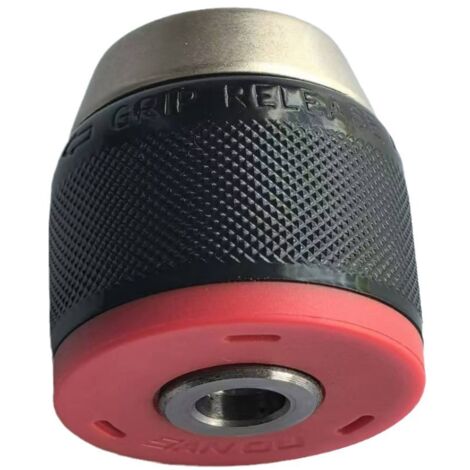 1 mandrin à cliquet autoserrant de 10 mm pour perceuses à main  mandrin à cliquet autoserrant de 10 mm pour perceuses électriques  mandrin de perçage en métal (rouge)