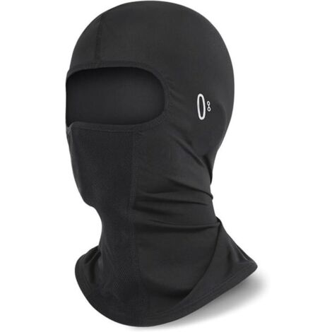 1 masque de protection solaire respirant, doublure de casque en soie glacée, masque de protection solaire d'extérieur, bandeau élastique de cyclisme, adapté aux sports de plein air