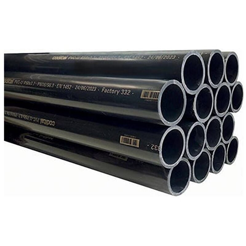 Tube pvc Pression PN16 : Fiabilité et Polyvalence pour Vos Projets de Plomberie Longueur 2m - ø 32mm