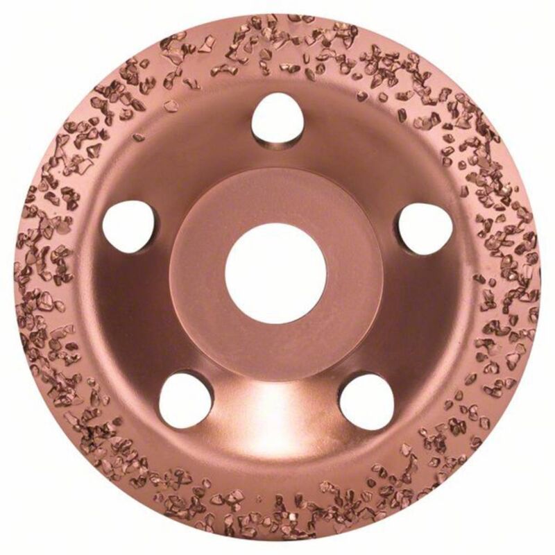 1 meule assiette au carbure sur surface bombée Ø115mm Grain gros BOSCH 2608600178 - vue 2