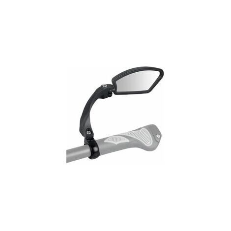 1 miroir de vélo vélo électrique VTT miroir de vélo rétroviseur de vélo guidon court 360 degrés rotatif réglable rotatif cyclisme miroir convexe (carré à droite)