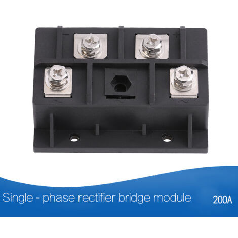 1 module redresseur monophasé 200A 1600V, pont de diodes haute puissance à 4 bornes