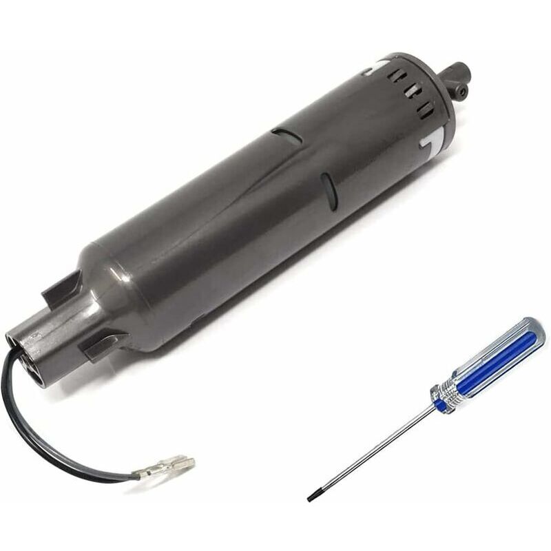 1 moteur de brosse à rouleau souple 20 w pour aspirateur Dyson V6 V7 V8 966792 966792-02, avec 1 x tournevis