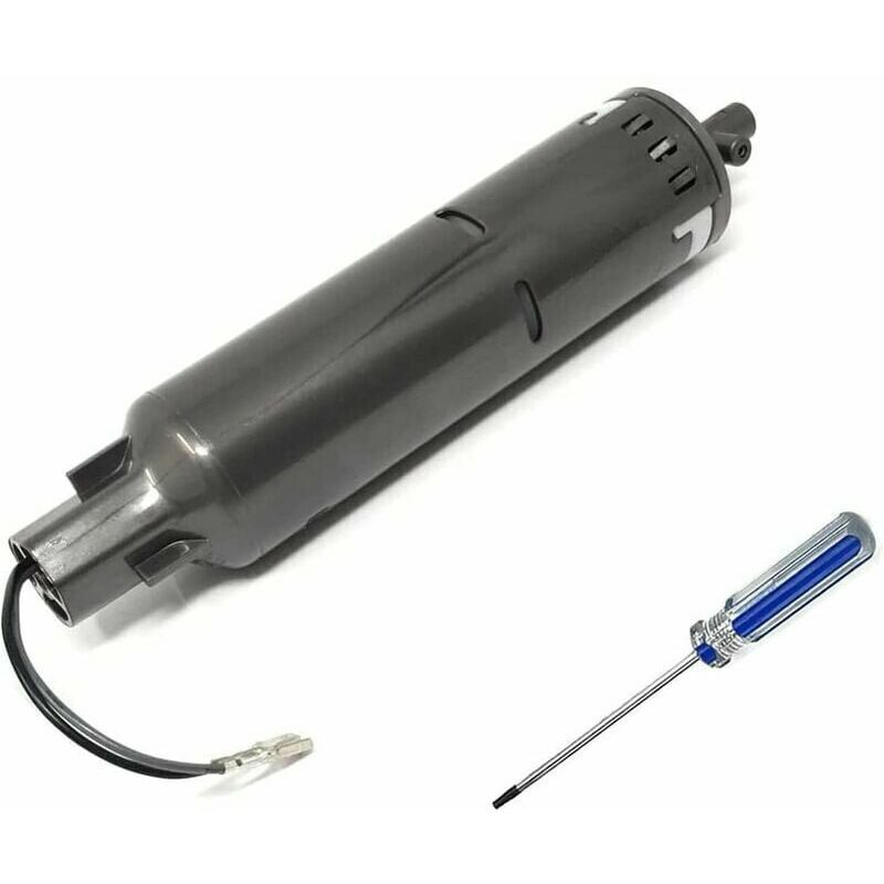 Soleil - Tigrezy 1 moteur de brosse à rouleau souple 20 w pour aspirateur Dyson V6 V7 V8 966792 966792-02, avec 1 x tournevis