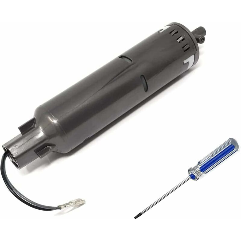 Memkey - 1 moteur de brosse à rouleau souple de 20 w pour aspirateur Dyson V6 V7 V8 966792 966792-02, avec 1 tournevis