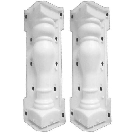 1. Moule colonne romaine jardin, effet pierre, bordure DIY, dallage plastique cour extérieure – S