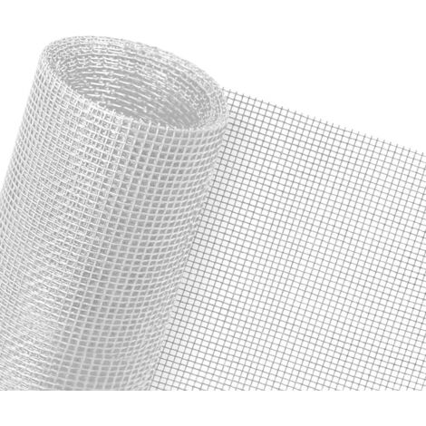 1 Moustiquaire Fenêtre 150x180cm Fibre De Verre Ignifugation Découpable Universelle Pour Maison