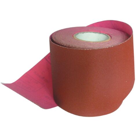 1 mt de papier abrasif rA sine velcro RRB verre corindon rouge gr 100