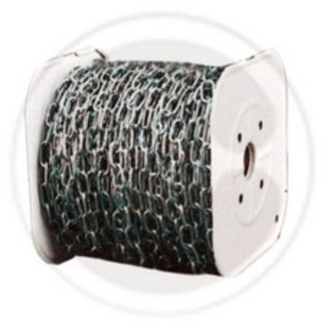 1 mtl de chaA ne gA noise en acier galvanisA  ChaA nes 16 maillons 2,8 mm