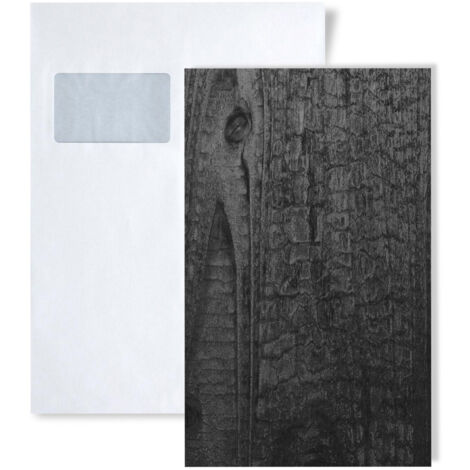 1 MUSTERSTÜCK S-25154 WallFace CARBONIZED WOOD Wood Collection Wandpaneel MUSTER in ca. DIN A5 Größe