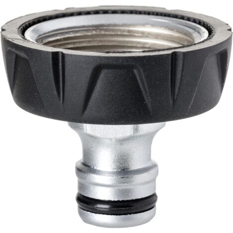 1 Nez De Robinet Femelle 1" Aluminium Connecteur Universel Tuyau Arrosage Acier Inoxydable Résistant Corrosion Jardin
