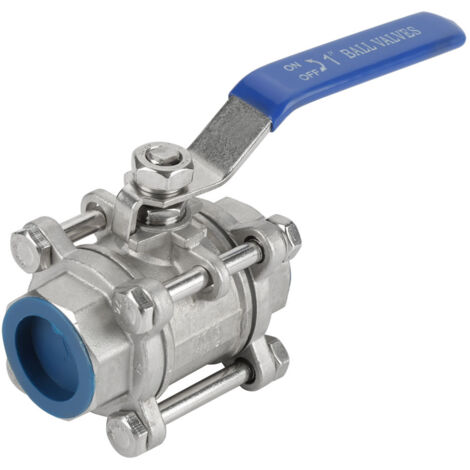 1" NPT Edelstahl 304 Kugelhahn mit voller Öffnung (Innengewinde)
