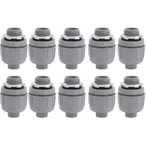 1" NPT Nylon 6 flüssigkeitsdichter Verbinder, 10 Stück, für stoßfeste elektrische Außeninstallationen