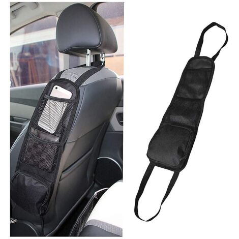 1 Organisateur Latral De Sige, Sac De Rangement De Voiture, Support De Tlphone De Sige De Voiture De Poche En Filet Pour Tous Les Siges D'auto De